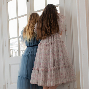 Платье C'ERA UNA VOLTA "Pink Roses", розовое